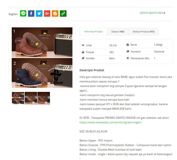 Lengkapi deskripsi pembelian dan pengiriman - Cara Beli di Tokopedia Lengkapi deskripsi pembelian dan pengiriman - Cara Beli di Tokopedia