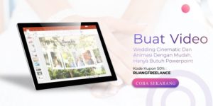 Bikin Video, Banner, Flyer hingga Website untuk Publikasi Acara Penting Seperti Pernikahan, Seminar dan Banyak Acara Lainnya!