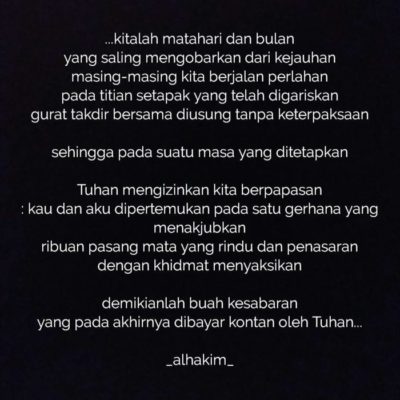 Tipe Puitis - Kata-Kata untuk Caption Instagram Tipe Puitis - Kata-Kata untuk Caption Instagram