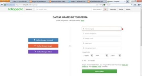 Daftar di aplikasi Tokopedia - Cara Beli di Tokopedia Cara Beli di Tokopedia