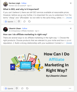 contoh hasil pencarian digital marketing di Quora