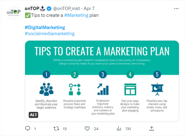 tips to create a marketing plan